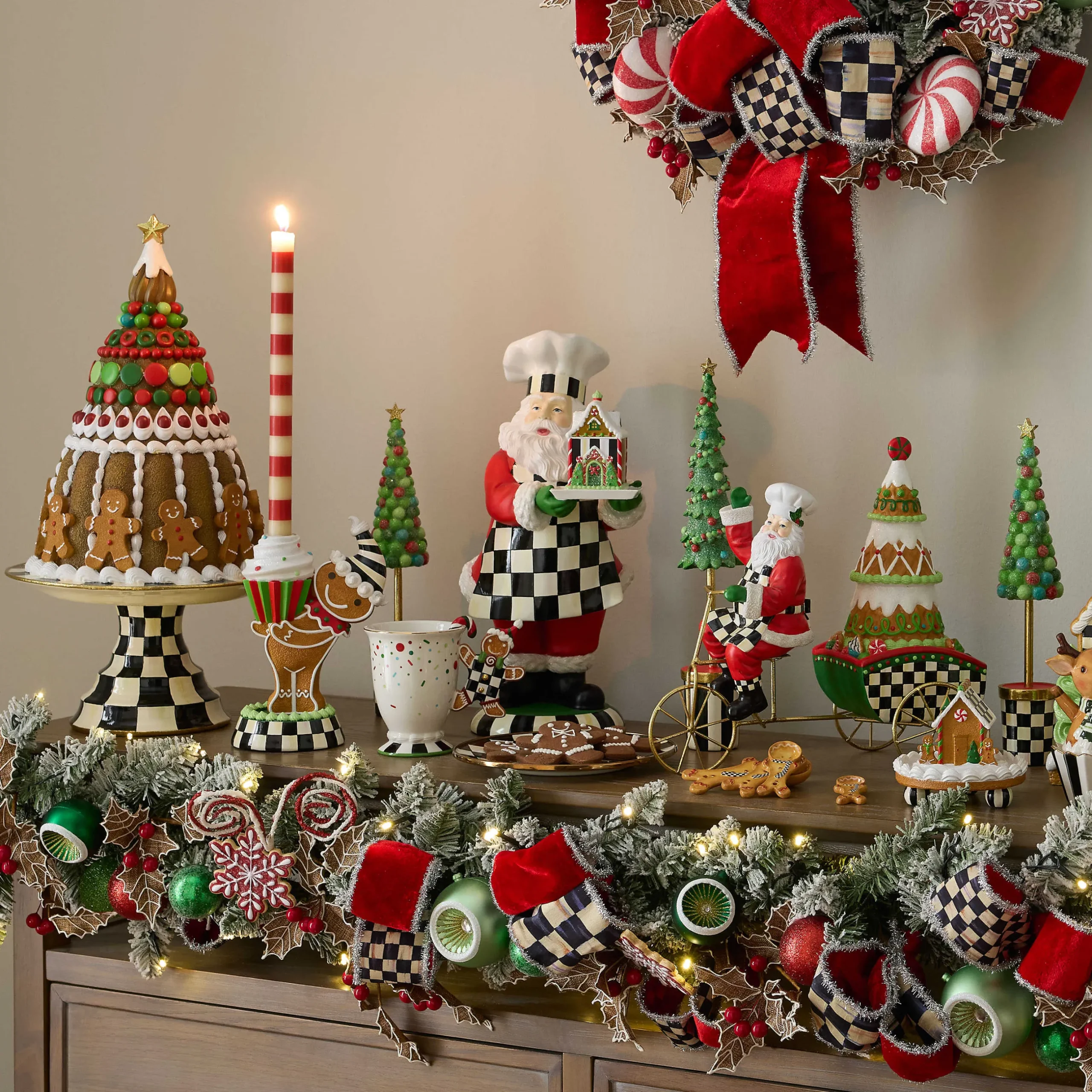 Holiday|Room Accents|MacKenzie-Childs Bake Shop Santa