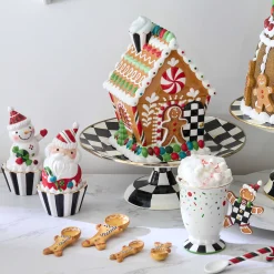 Kitchen Storage & Organization|Serveware|MacKenzie-Childs Bake Shop Santa  Snowman Cupcake Boxes, Set of 2
