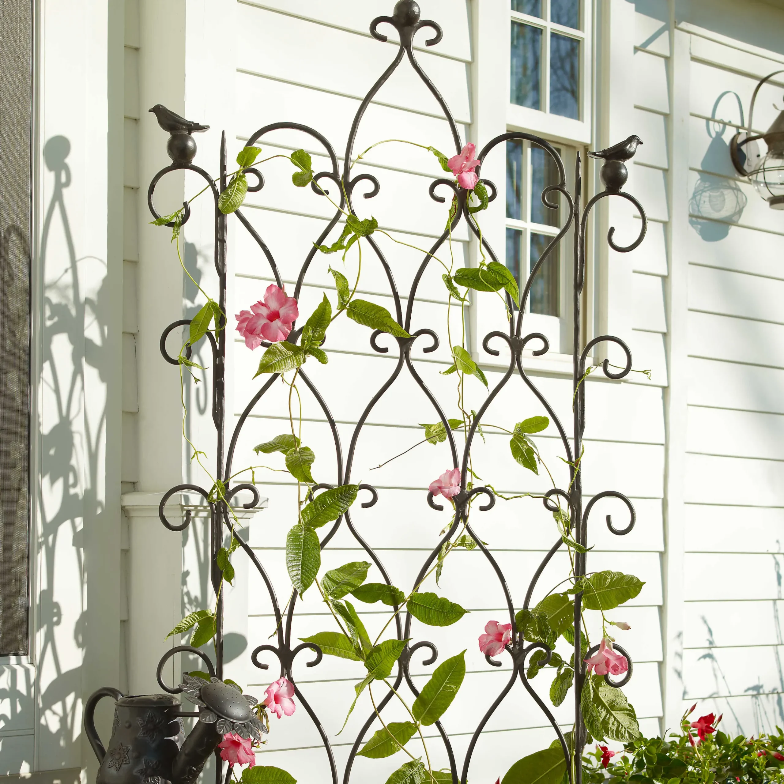 Spring|Outdoor|MacKenzie-Childs Bird on Ball Trellis