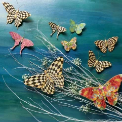 Room Accents|MacKenzie-Childs Butterfly Duo Wall Decor - Pasture