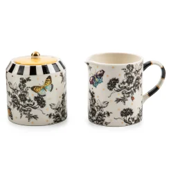 Spring|The Coffee Shop|MacKenzie-Childs Butterfly Toile Creamer  Sugar Set
