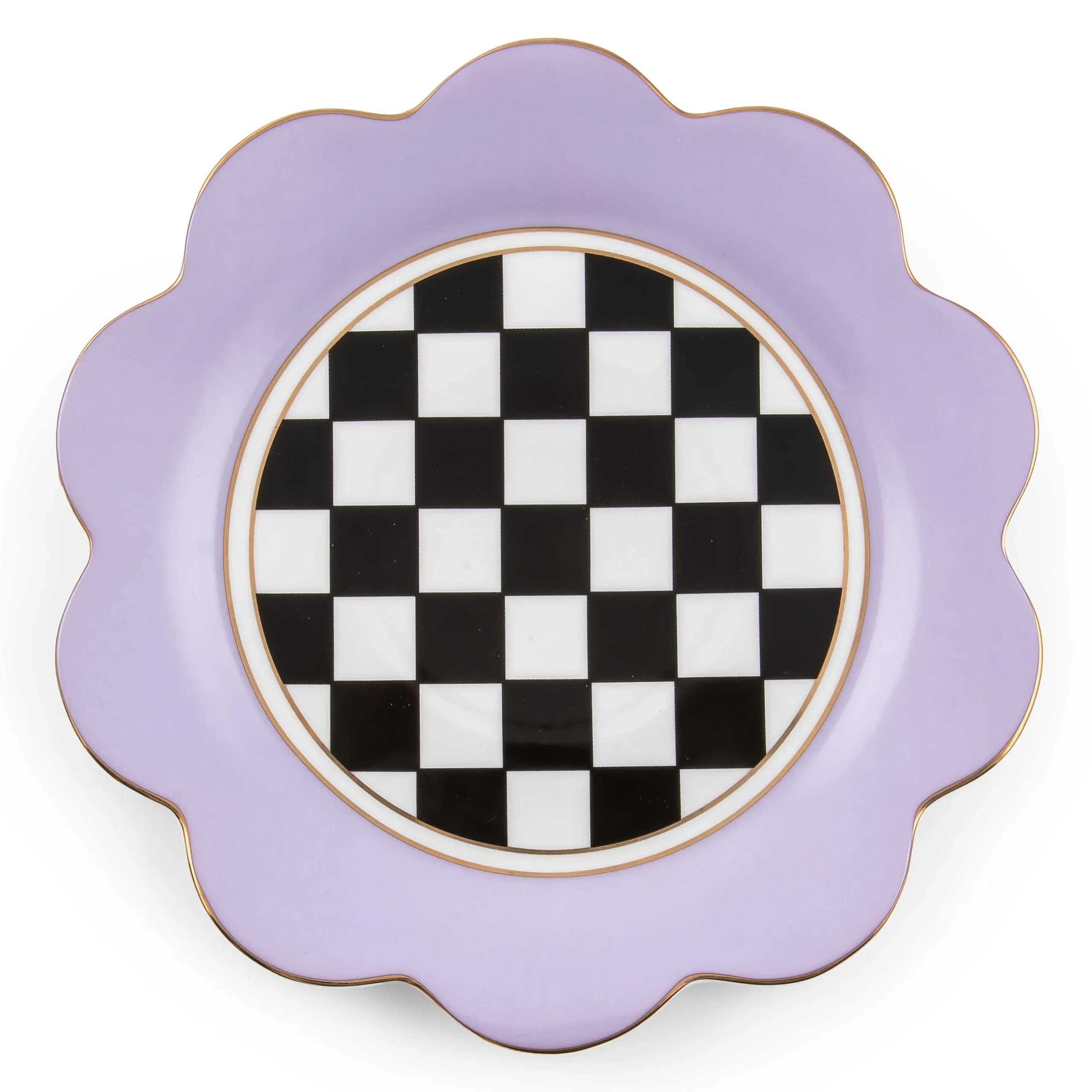 Spring|Dinnerware & Flatware|MacKenzie-Childs Butterfly Toile Lavender Dinner Plate