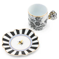 Spring|The Coffee Shop|MacKenzie-Childs Butterfly Toile Mug  Saucer Set