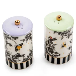 Spring|Serveware|MacKenzie-Childs Butterfly Toile Salt  Pepper Set