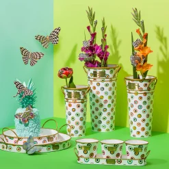 Room Accents|MacKenzie-Childs Butterfly Trio Wall Decor - Pond