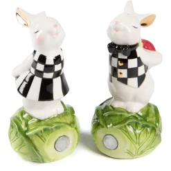 Spring|Table Accessories|MacKenzie-Childs Cabbage Garden Salt  Pepper Set