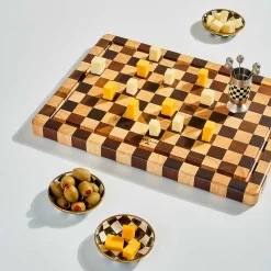 Fall Entertaining|Kitchen Utensils & Tools|MacKenzie-Childs Check Carving Board