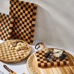 Fall Entertaining|Kitchen Utensils & Tools|MacKenzie-Childs Check Carving Board