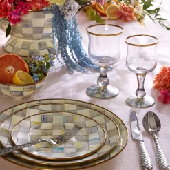 Fall Entertaining|Dinnerware & Flatware|MacKenzie-Childs Check Flatware 5-Piece Place Setting
