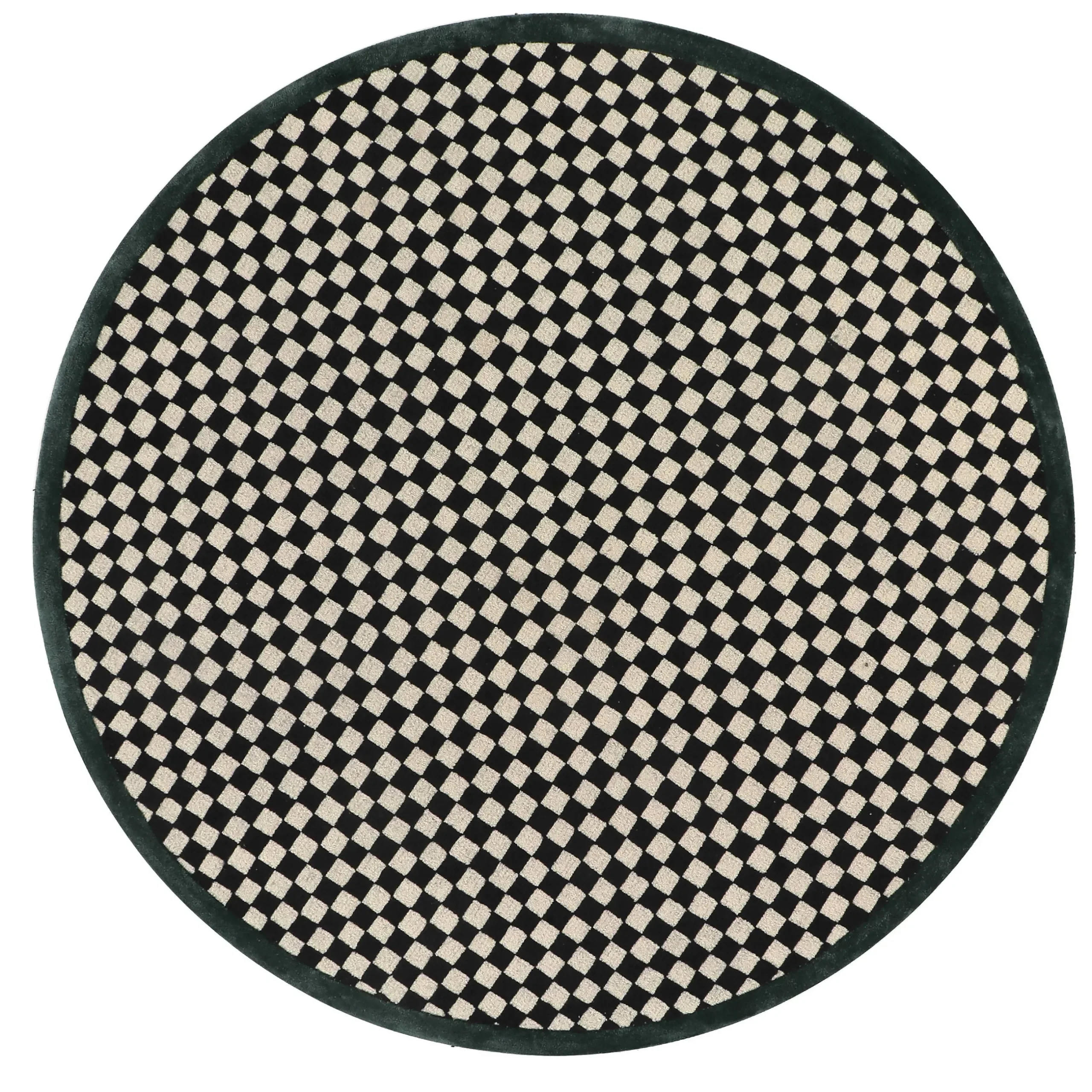 Rugs|MacKenzie-Childs Check It Out Emerald 6' Round Rug