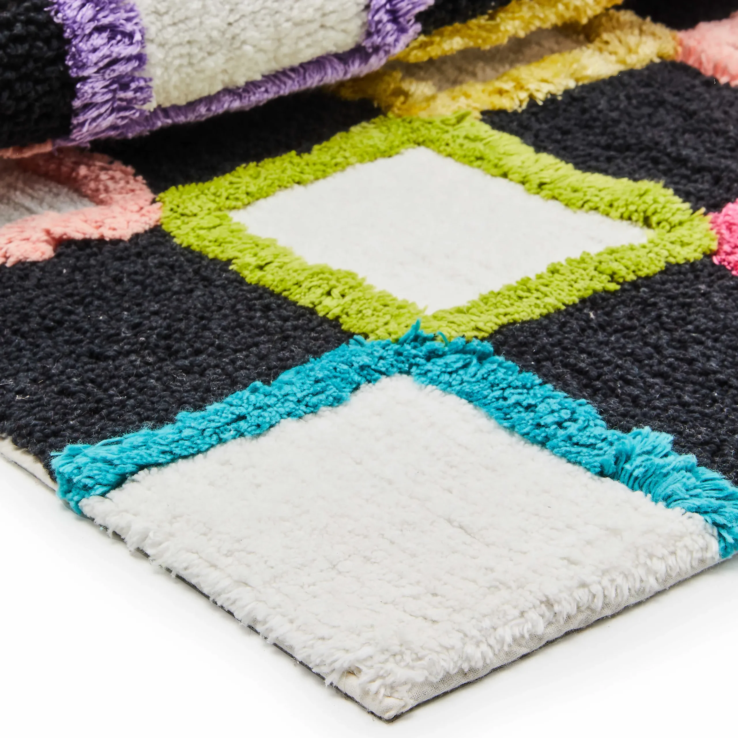 Bath & Bath Accessories|Rugs|MacKenzie-Childs Check Multi Color Bath Rug