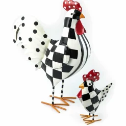Decor Sets|Room Accents|MacKenzie-Childs Checkerdot Roosters - Set of 2