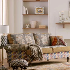 Pillows, Throws, & Cushions|Room Accents|MacKenzie-Childs Cobblestone Basket Weave Throw