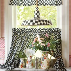 Lighting|MacKenzie-Childs Courtly Check 18 Barn Pendant Lamp