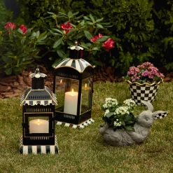 Spring|The Fall Shop|MacKenzie-Childs Courtly Check 8 Ceramic Garden Pot