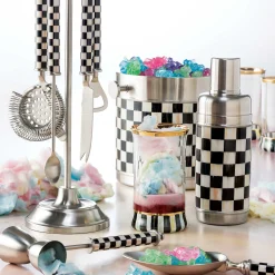 Drinkware|Bar Entertaining|MacKenzie-Childs Courtly Check 3260 Ice Bucket