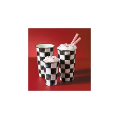 Drinkware|Bar Entertaining|MacKenzie-Childs Courtly Check 20 Ounce Tumbler