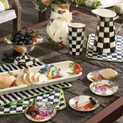 Drinkware|Bar Entertaining|MacKenzie-Childs Courtly Check 20 Ounce Tumbler