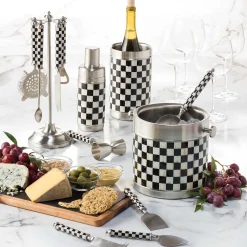 Drinkware|Bar Entertaining|MacKenzie-Childs Courtly Check 3260 Wine Cooler