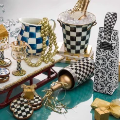 Drinkware|Bar Entertaining|MacKenzie-Childs Courtly Check 3260 Wine Cooler