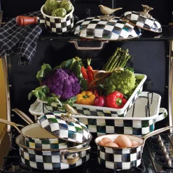 Cookware & Bakeware|MacKenzie-Childs Courtly Check 9 x 13 Baking Pan