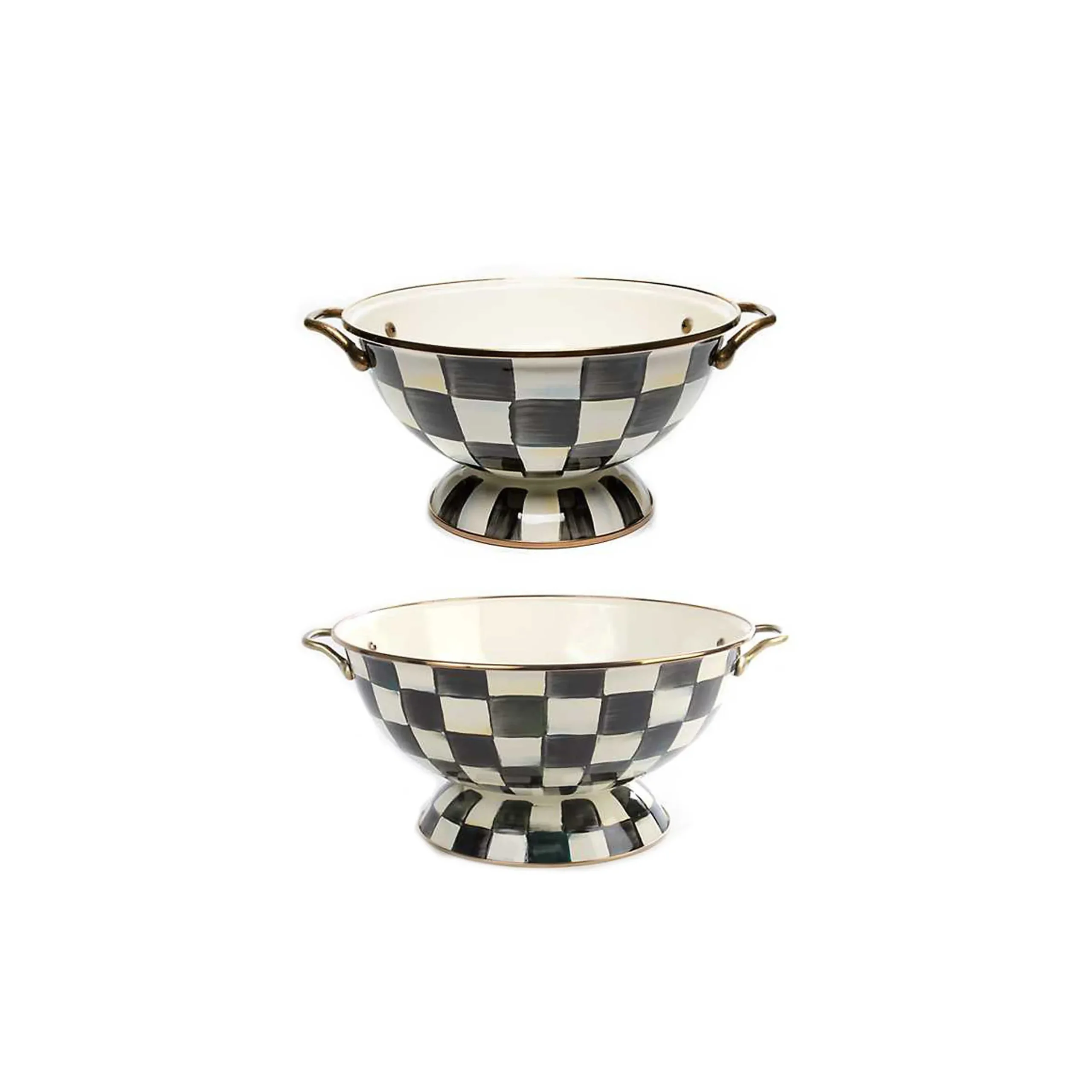 Kitchen & Dining Sets|Serveware|MacKenzie-Childs Courtly Check Almost Everything Bowls, Set of 2