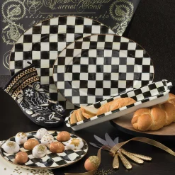 Serveware|MacKenzie-Childs Courtly Check Baguette Dish