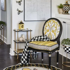 Spring|Room Accents|MacKenzie-Childs Courtly Check Bee Wall Decor