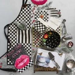 Kitchen & Table Linens|MacKenzie-Childs Courtly Check Bistro Apron