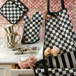 Kitchen & Table Linens|MacKenzie-Childs Courtly Check Bistro Oven Mitt