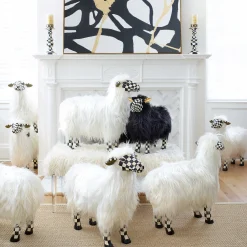 Spring|Room Accents|MacKenzie-Childs Courtly Check Black Sheep - Small