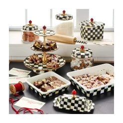 Serveware|MacKenzie-Childs Courtly Check Butter Box