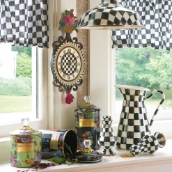 Room Accents|MacKenzie-Childs Courtly Check Cafe Valance