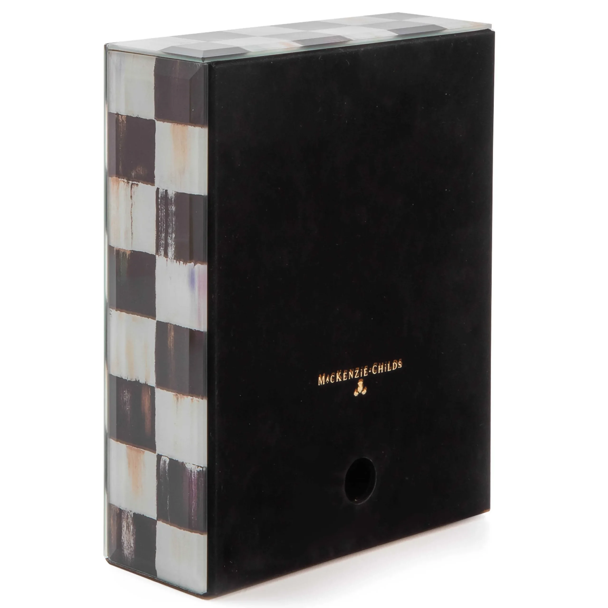 Room Accents|MacKenzie-Childs Courtly Check Carriage Clock