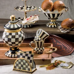 Serveware|MacKenzie-Childs Courtly Check Ceramic Serving Platter