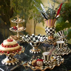 Serveware|MacKenzie-Childs Courtly Check Ceramic Serving Platter