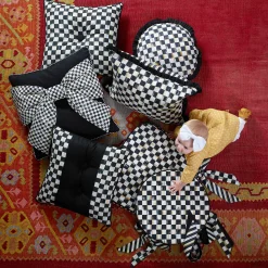 Pillows, Throws, & Cushions|MacKenzie-Childs Courtly Check Chair Cushion