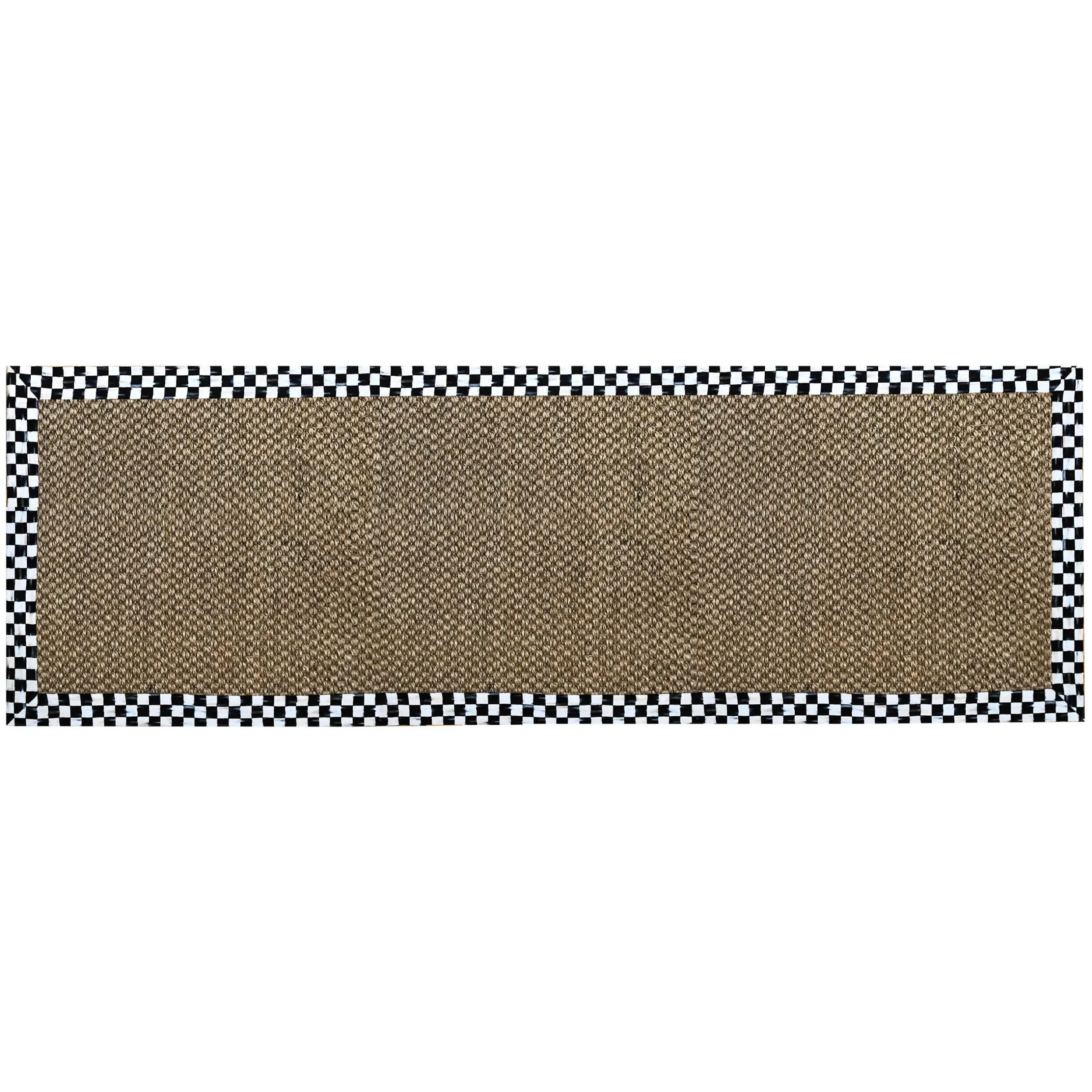 Rugs|MacKenzie-Childs Courtly Check Chunky Sisal 2'6 x 9' Runner