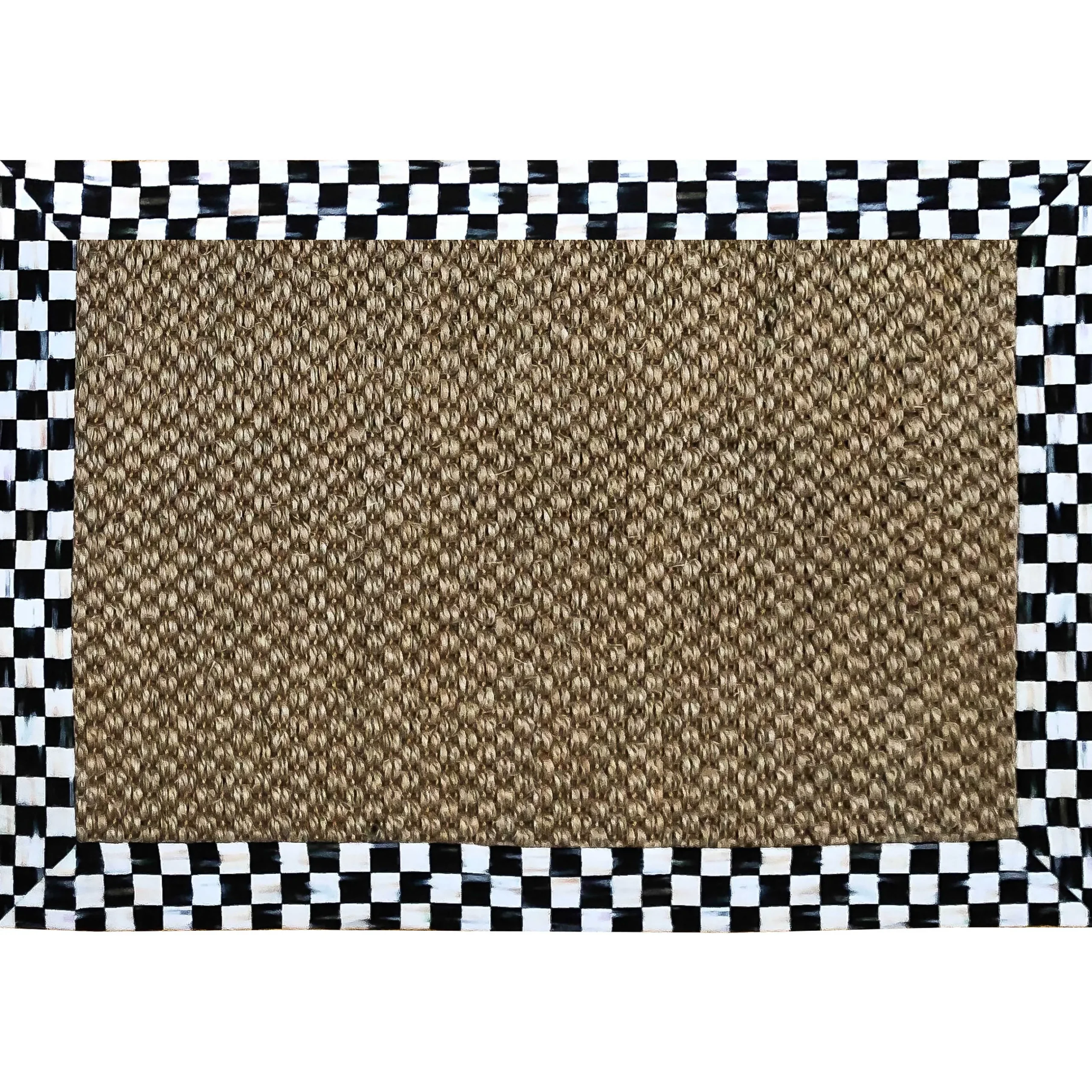 Rugs|MacKenzie-Childs Courtly Check Chunky Sisal 2' x 3' Rug