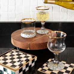 Bar Entertaining|MacKenzie-Childs Courtly Check Cocktail Paper Napkins
