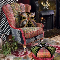 Room Accents|MacKenzie-Childs Courtly Check Curtain Panel