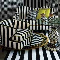 Room Accents|MacKenzie-Childs Courtly Check Curtain Panel