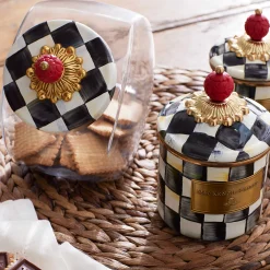 Room Accents|Kitchen Storage & Organization|MacKenzie-Childs Courtly Check Demi Canister