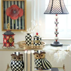 Room Accents|Kitchen Storage & Organization|MacKenzie-Childs Courtly Check Demi Canister
