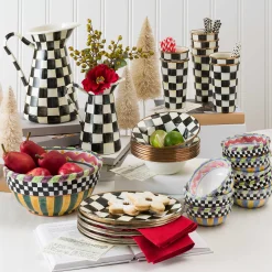 Dinnerware & Flatware|MacKenzie-Childs Courtly Check Dinner Plate