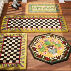 Outdoor|Rugs|MacKenzie-Childs Courtly Check Double Door Entrance Mat