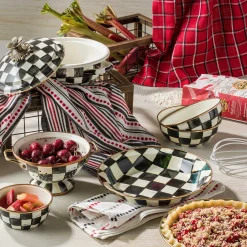 Bar Entertaining|Dinnerware & Flatware|MacKenzie-Childs Courtly Check Everyday Bowl