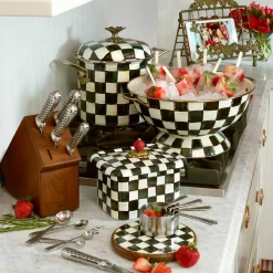 Bar Entertaining|Serveware|MacKenzie-Childs Courtly Check Everything Bowl