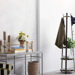 Candles & Fragrances|Table Accessories|MacKenzie-Childs Courtly Check Flicker 7 Pillar Candle