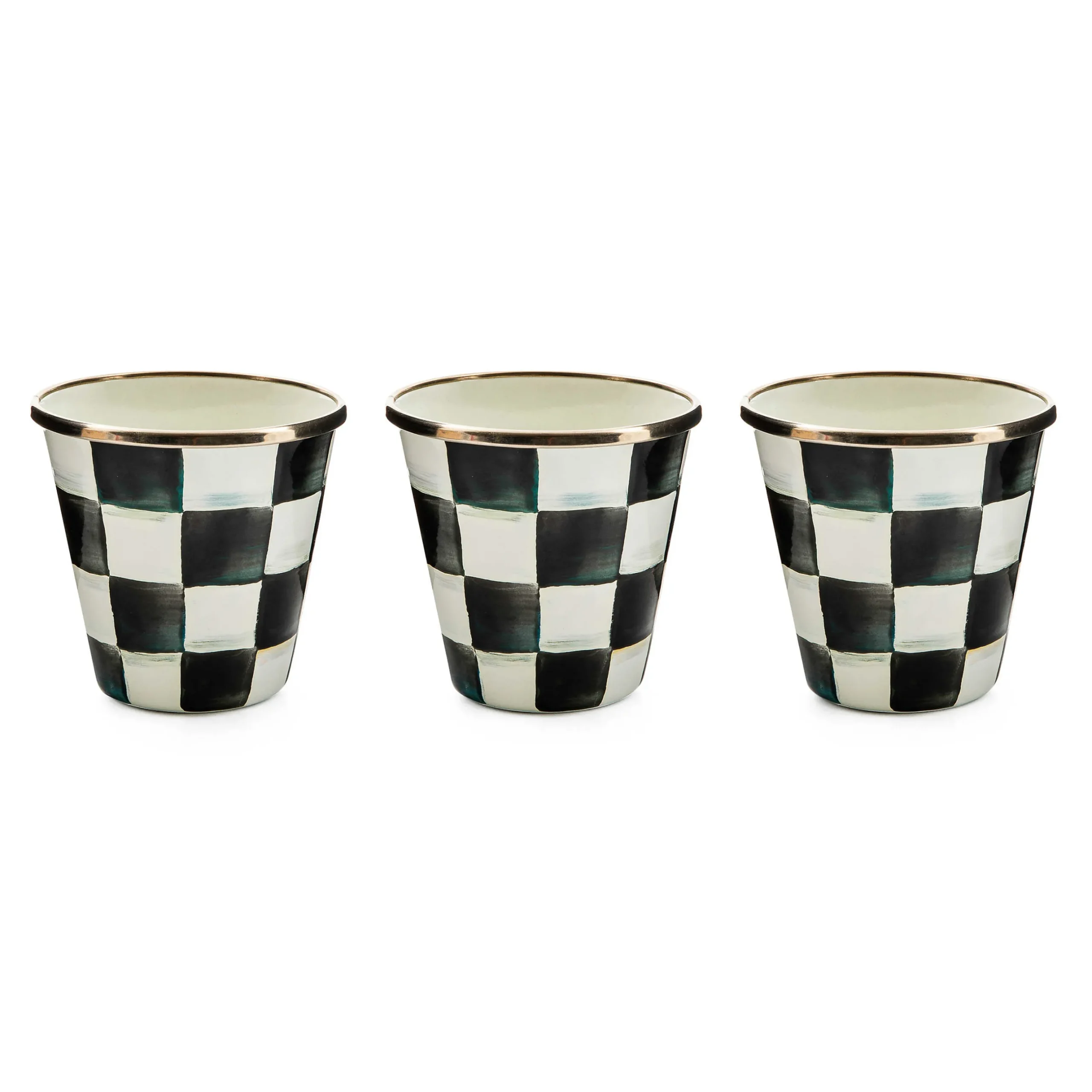 Spring|The Fall Shop|MacKenzie-Childs Courtly Check Herb Pots, Set of 3